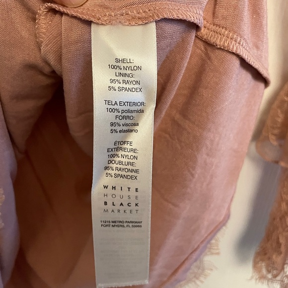 White House Black Market Lace Top - Picture 3 of 5